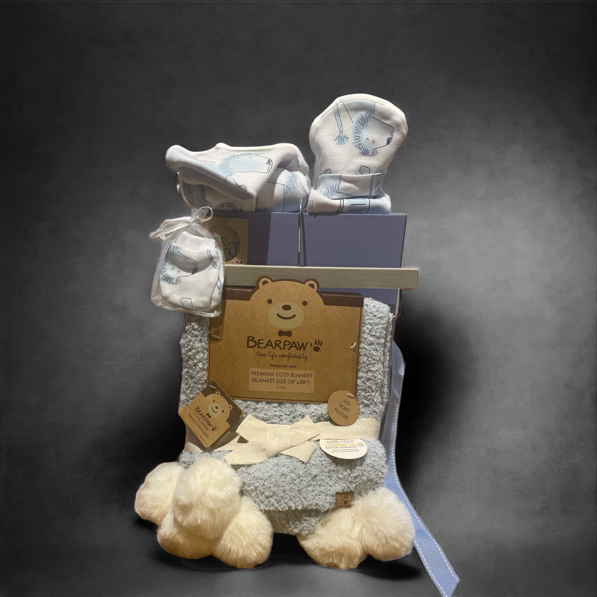 Baby Boy Set & Cozy Blanket