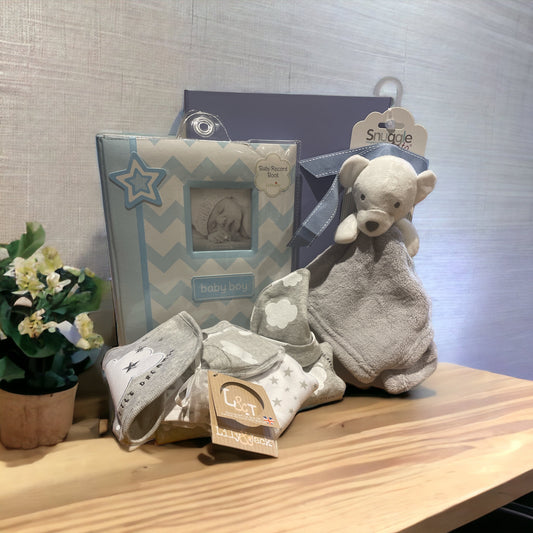 Baby Boy Lily & Jack Set with Record Book